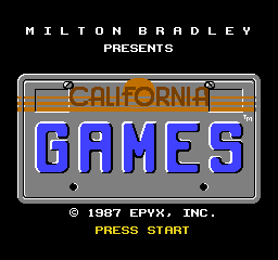 California Games - NES - Nintendo Entertainment System - Titles