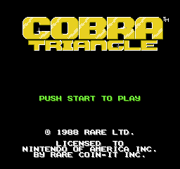 Cobra Triangle - NES - Nintendo Entertainment System - Titles
