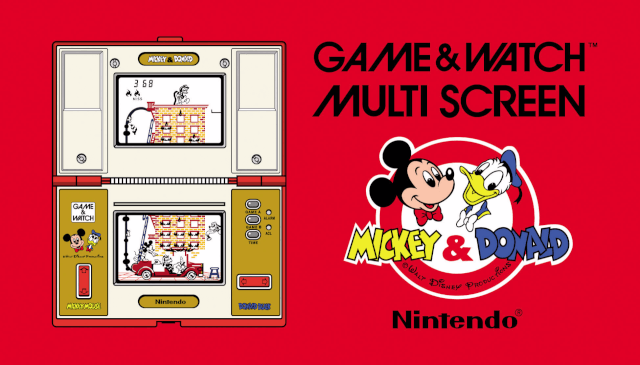 Mickey & Donald - NGW - Nintendo Game & Watch