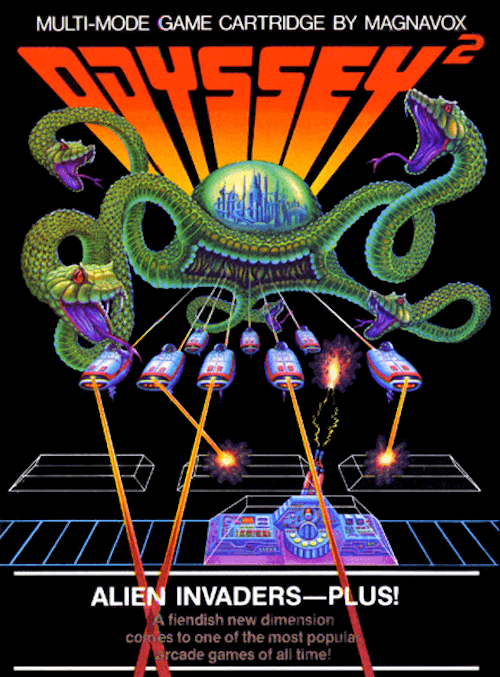 Alien Invaders--Plus! - ODYSSEY2 - Magnavox Odyssey²