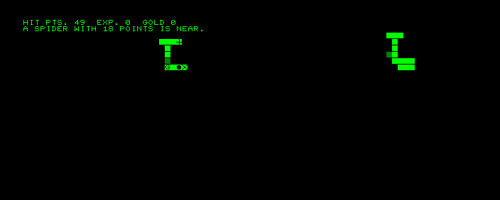 Cursor 15 - Dungeon - PET - Commodore PET/CBM - Ingames