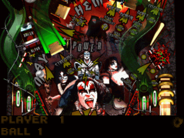 KISS Pinball - PS - Sony PlayStation - Ingames