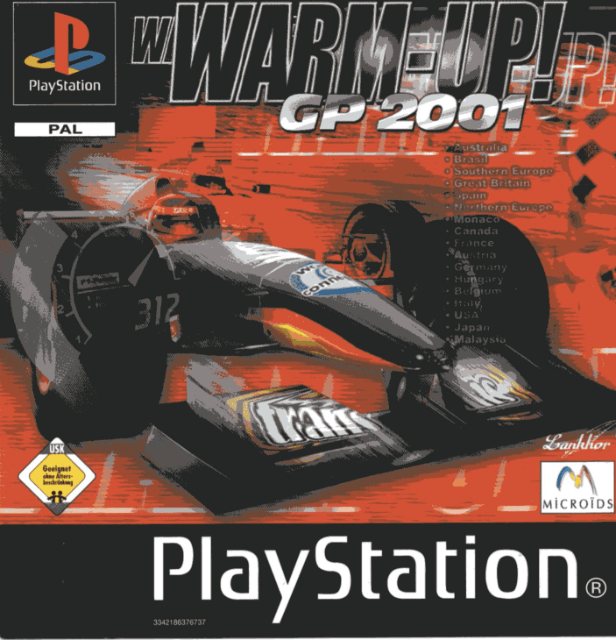 Warm Up! GP 2001 - PS - Sony PlayStation