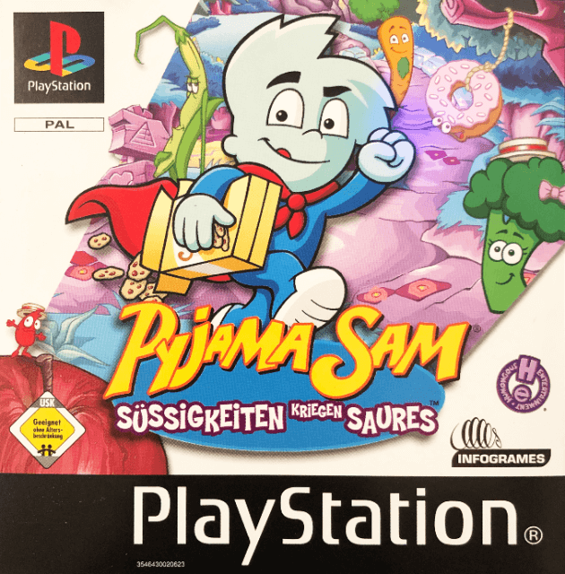 Pyjama Sam: Süßigkeiten kriegen Saures - PS - Sony PlayStation