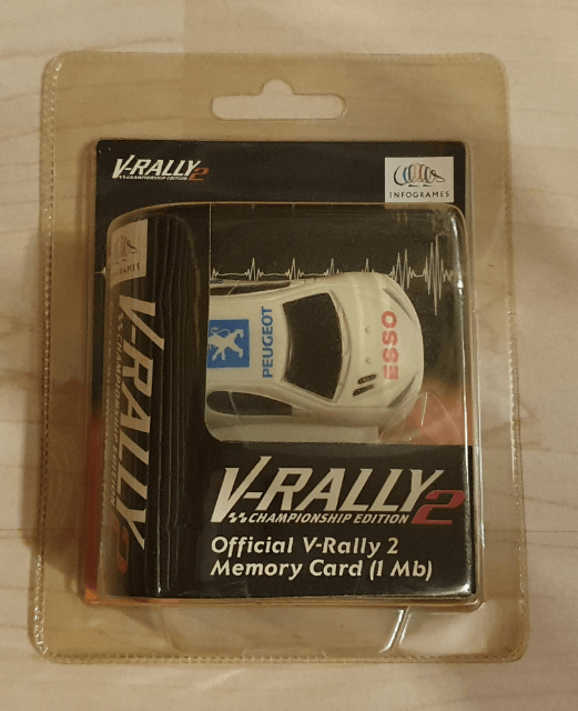 V-Rally 2 Memory Card - PS - Sony PlayStation