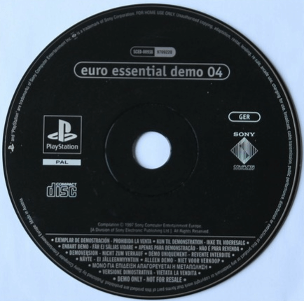 Euro Essential Demo 04 - PS - Sony PlayStation