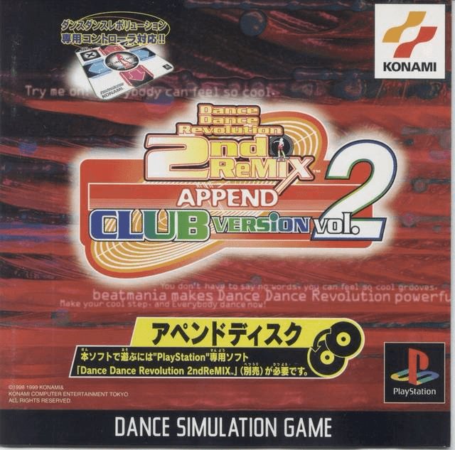 Dance Dance Revolution 2nd Remix Append Club Version Vol. 2 - PS - Sony PlayStation