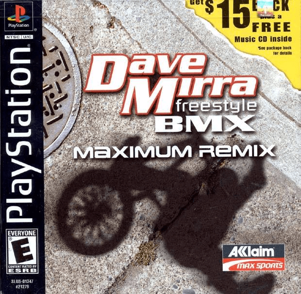 Dave Mirra Freestyle BMX: Maximum Remix - PS - Sony PlayStation