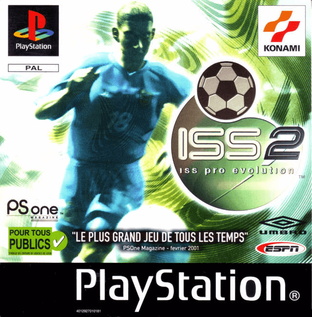 ISS Pro Evolution 2 - PS - Sony PlayStation