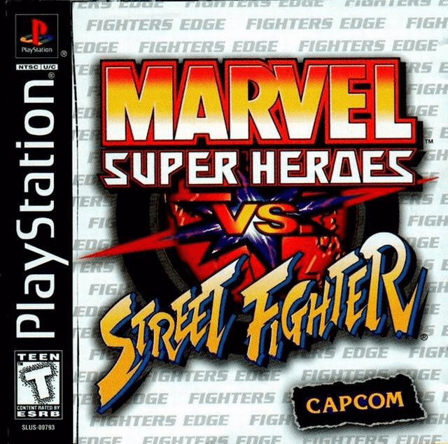 Marvel Super Heroes vs. Street Fighter - PS - Sony PlayStation