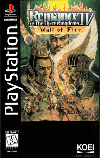 Romance of the Three Kingdoms IV: Wall of Fire - PS - Sony PlayStation