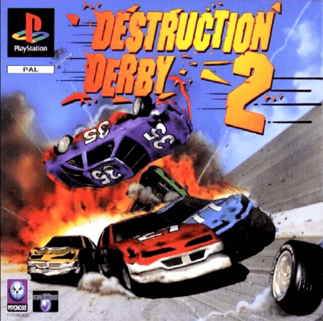 Destruction Derby 2 - PS - Sony PlayStation