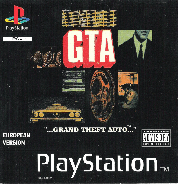 GTA: Grand Theft Auto - PS - Sony PlayStation