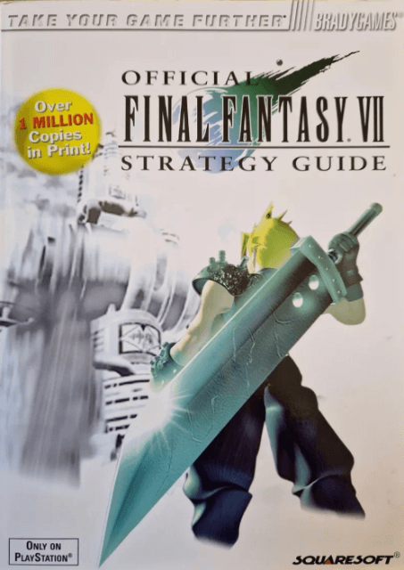 Final Fantasy VII Offical Strategy Guide - PS - Sony PlayStation