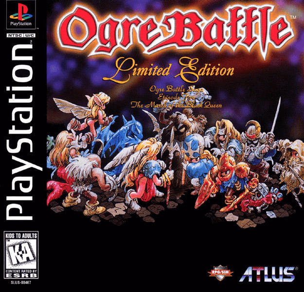 Ogre Battle: The March of the Black Queen - PS - Sony PlayStation