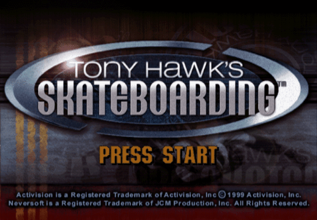 Tony Hawk's Skateboarding - PS - Sony PlayStation - Titles