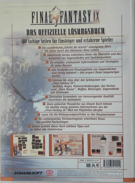 Final Fantasy IX - PS - Sony PlayStation - Titles