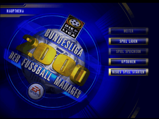 Bundesliga 2000: Der Fußball Manager - PS - Sony PlayStation - Titles