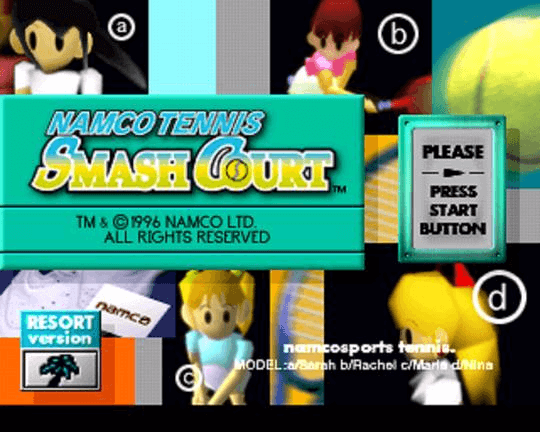 Namco Tennis Smash Court - PS - Sony PlayStation - Titles
