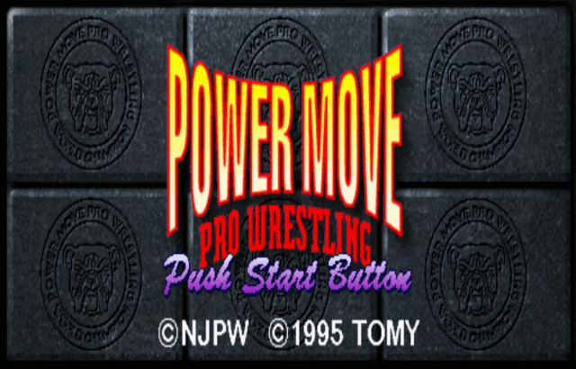 Power Move Pro Wrestling - PS - Sony PlayStation - Titles
