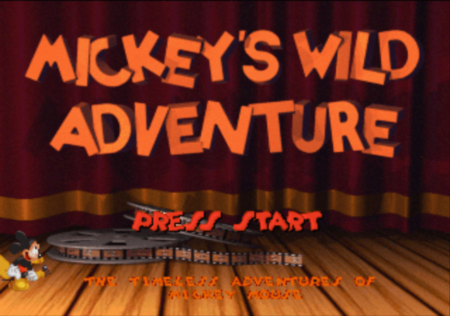 Mickey's Wild Adventure - PS - Sony PlayStation - Titles