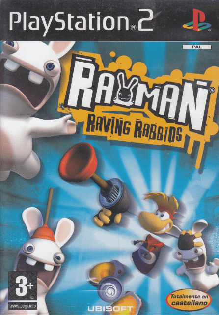 Rayman Raving Rabbids - PS2 - Sony PlayStation 2
