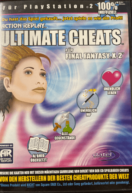 Action Replay Ultimate Cheats für Final Fantasy X-2 - PS2 - Sony PlayStation 2