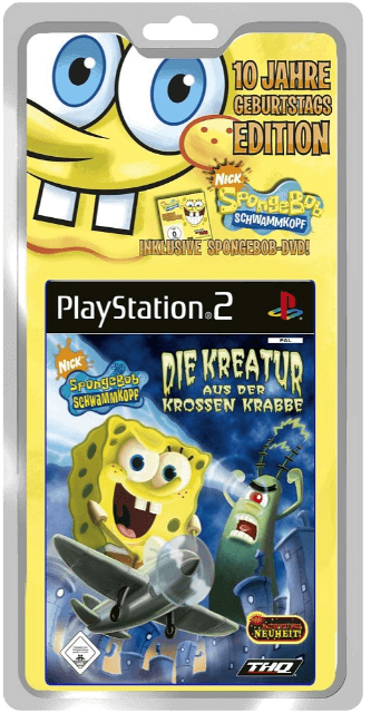 SpongeBob Schwammkopf: Kreatur aus der krossen Krabbe - PS2 - Sony PlayStation 2