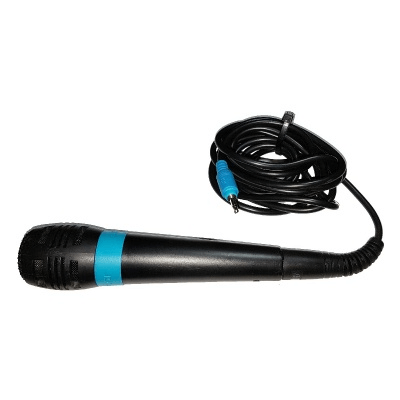SingStar Blue Microphone - PS2 - Sony PlayStation 2