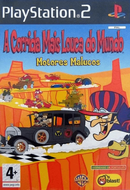 A Corrida Mais Louca do Mundo: Motores Malucos - PS2 - Sony PlayStation 2