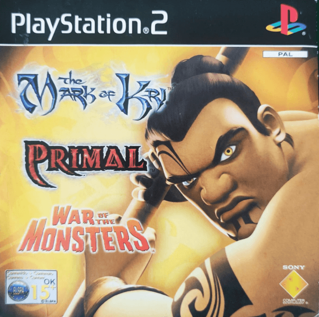 The Mark of Kri, Primal & War of the Monsters - PS2 - Sony PlayStation 2