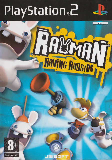 Rayman Raving Rabbids - PS2 - Sony PlayStation 2