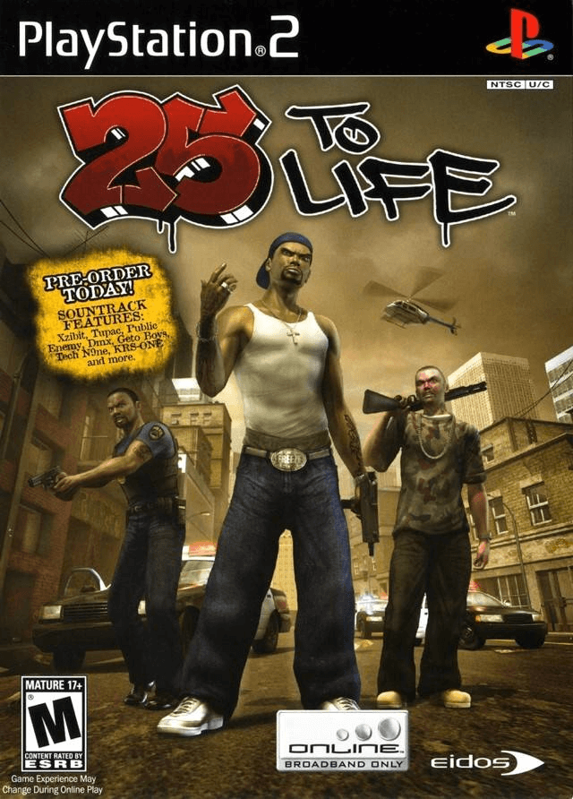 25 to Life - PS2 - Sony PlayStation 2