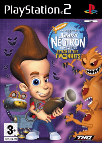 The Adventures of Jimmy Neutron Boy Genius: Attack of the Twonkies - PS2 - Sony PlayStation 2