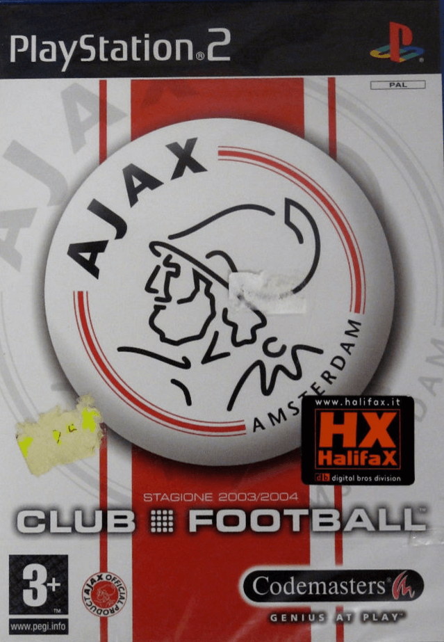 Club Football: Ajax - PS2 - Sony PlayStation 2