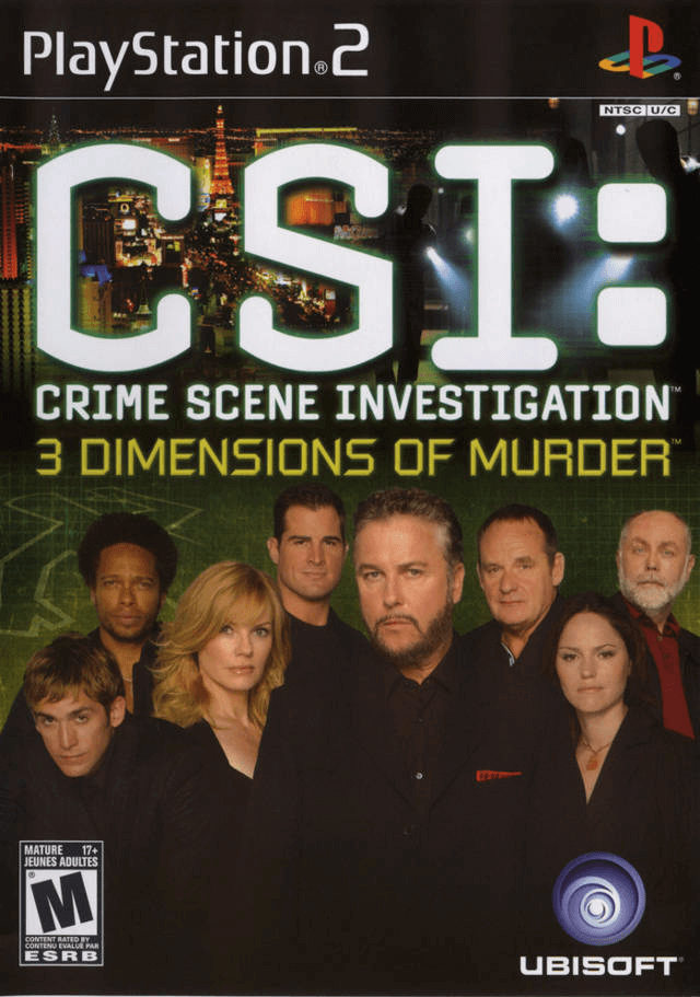 CSI: Crime Scene Investigation: 3 Dimensions of Murder - PS2 - Sony PlayStation 2