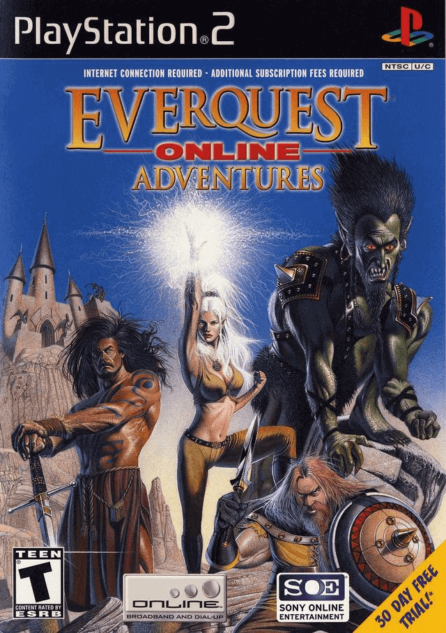 EverQuest Online Adventures - PS2 - Sony PlayStation 2