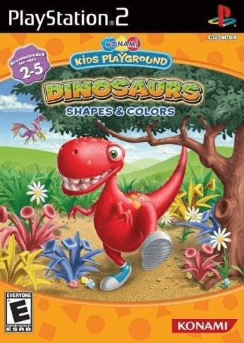 Konami Kids Playground: Dinosaurs - Shapes & Colors - PS2 - Sony PlayStation 2