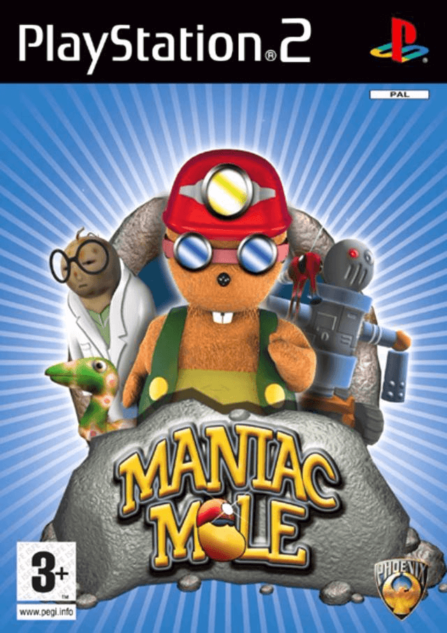 Maniac Mole - PS2 - Sony PlayStation 2