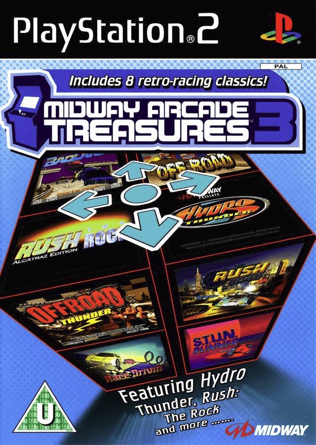 Midway Arcade Treasures 3 - PS2 - Sony PlayStation 2