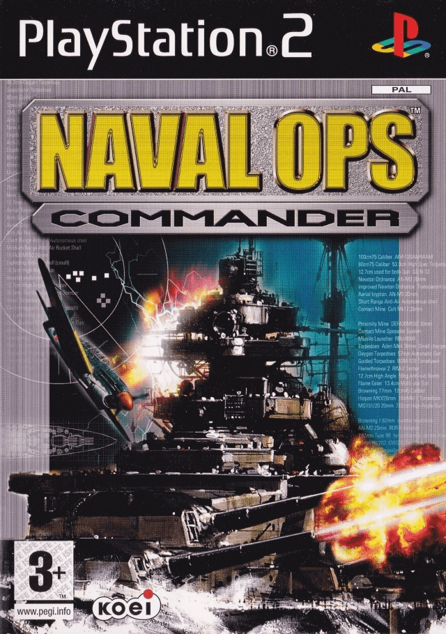 Naval Ops: Commander - PS2 - Sony PlayStation 2