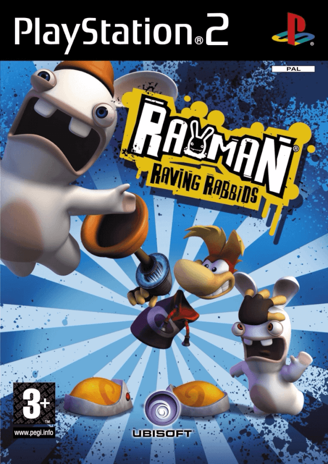 Rayman Raving Rabbids - PS2 - Sony PlayStation 2 - Packshots