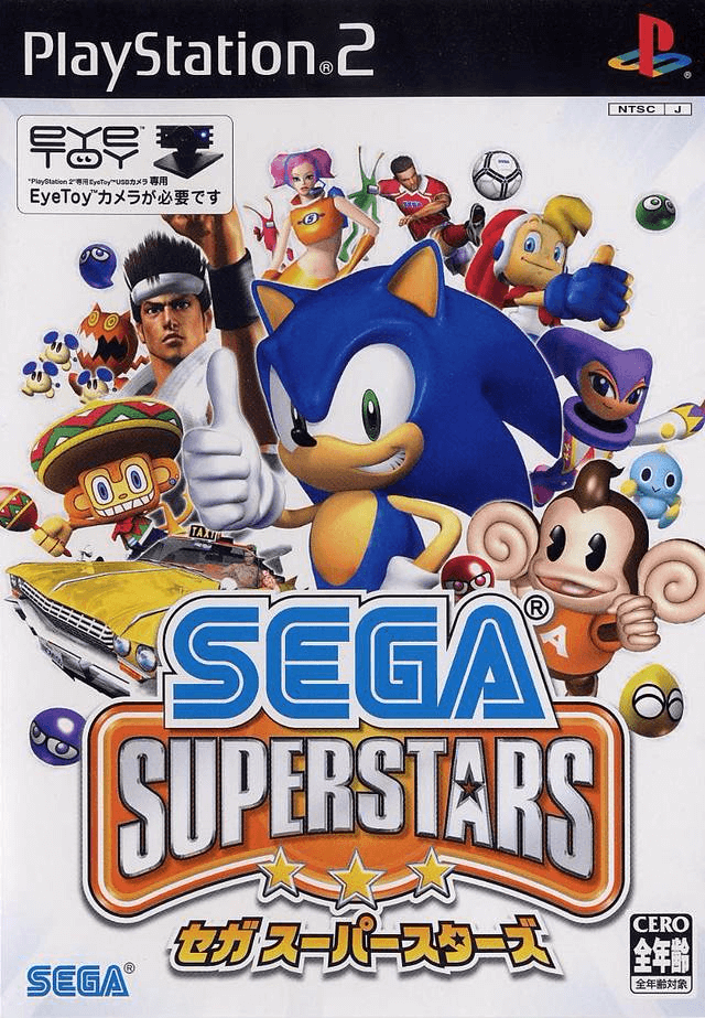 Sega SuperStars - PS2 - Sony PlayStation 2