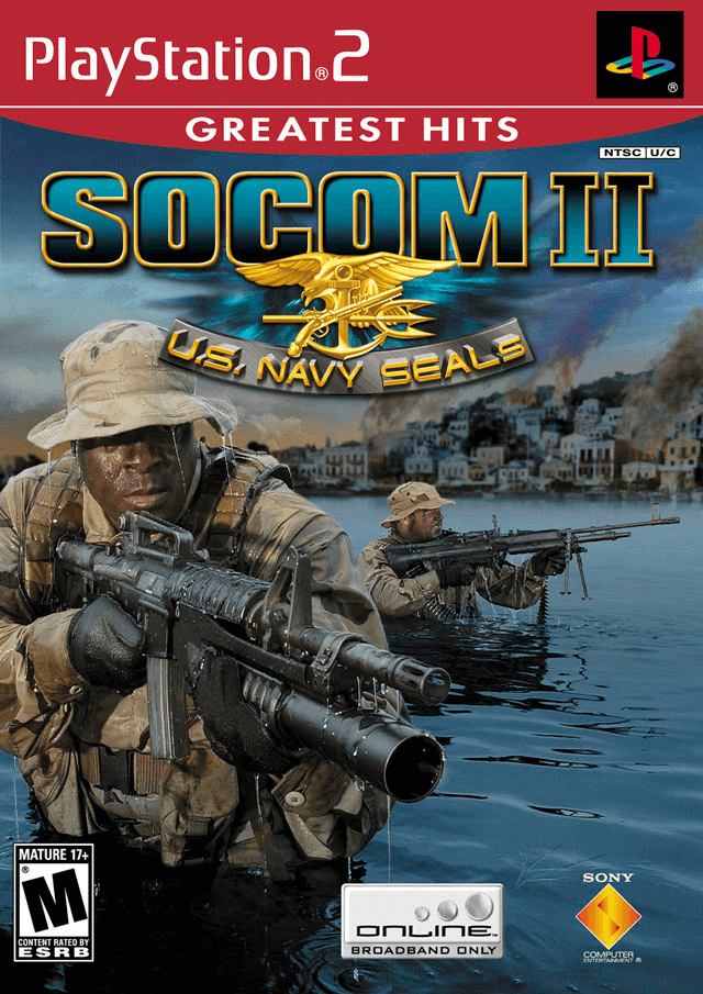 SOCOM II: U.S. Navy SEALs - PS2 - Sony PlayStation 2