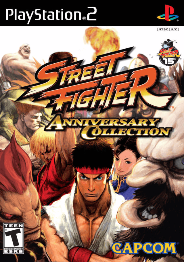 Street Fighter Anniversary Collection - PS2 - Sony PlayStation 2