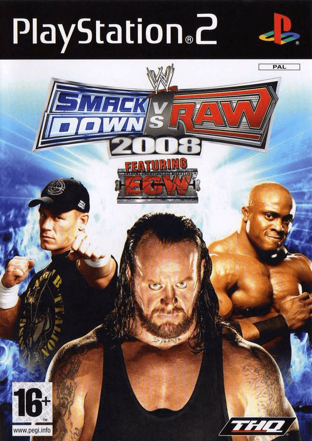 WWE SmackDown vs. Raw 2008 - PS2 - Sony PlayStation 2