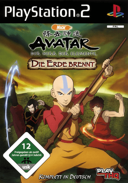 Avatar: Der Herr der Elemente - Die Erde brennt - PS2 - Sony PlayStation 2