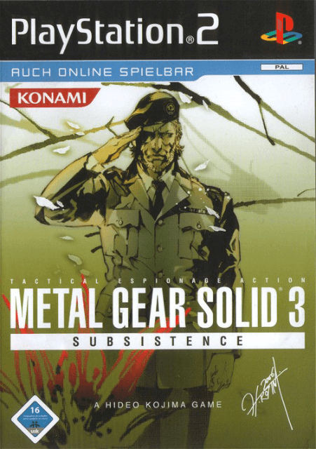 Metal Gear Solid 3: Subsistence - PS2 - Sony PlayStation 2
