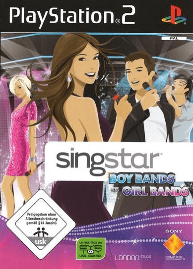 SingStar Boy Bands vs Girl Bands - PS2 - Sony PlayStation 2