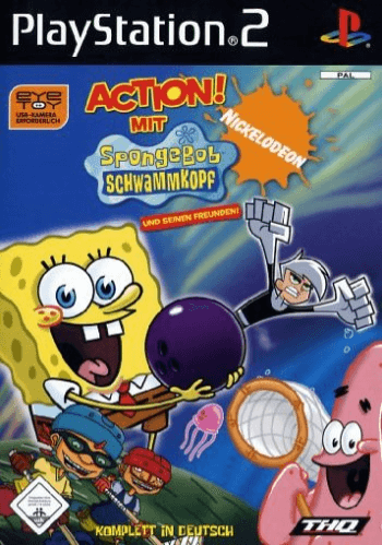 Action mit Sponge Bob und seinen Freunden - PS2 - Sony PlayStation 2